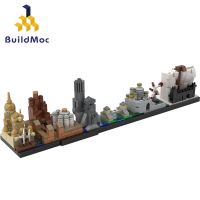 City Street View Old Club Model Back To The Future Skyline Architecture Breaking Bad Buildings Blocks Classic Brand Kids Toys