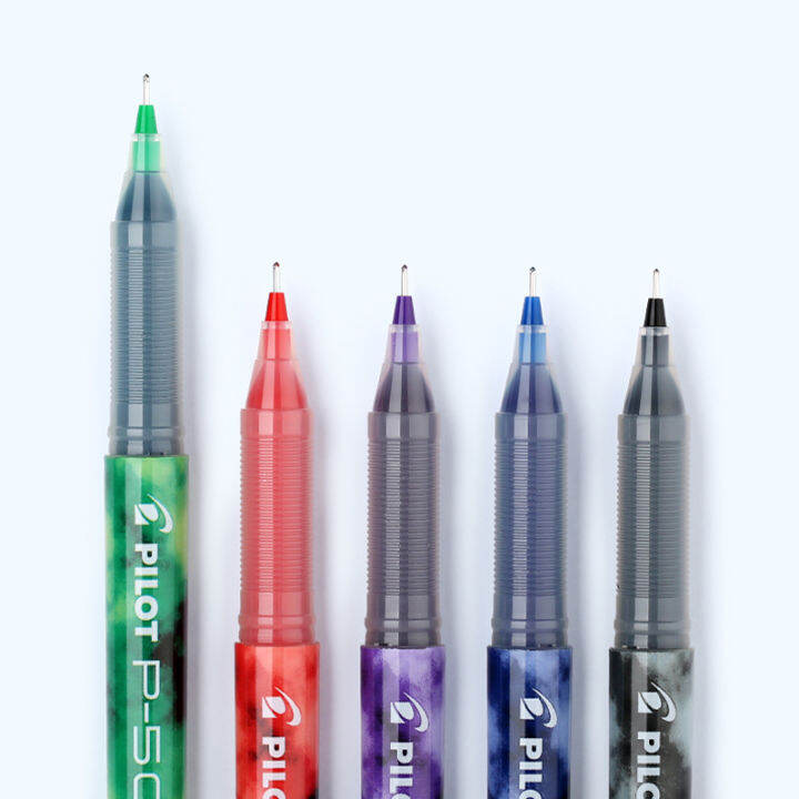 6pcs-pilot-gel-pen-bl-p500-needle-pen-tip-0-5mm-large-capacity-student-writing-business-office-signature-water-based-pen