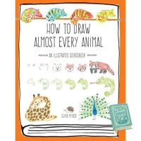 Stay committed to your decisions ! [หนังสือนำเข้า]​ How to Draw Almost Every Animal: An Illustrated Sourcebook Chika Miyata หนังสือเด็ก วาดรูป english book
