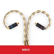 Trn T1 Earphone Gold Silver Mixed Plated Upgrade Cable Headphone Wire For