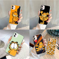 F-109 Garfield อ่อนนุ่ม TPU เคสโทรศัพท์ หรับ OPPO A53 A16 A33 A12 A54S A8 A92 A3S A52 A54 A85 A15 A33 A53S F11 A31 A12E A5 A9 A16S A5S A83 A15S A72 A1K A1 A12S A7 Pro โปร่งใส ปก