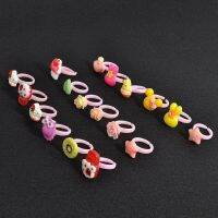 20Pcs Mixed Flower Animal Heart Cartoon Girls Baby Children Rings