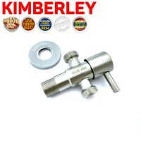 ขายดีสวนกระแส KIMBERLEY "Stop Valve" สต๊อปวาล์ว 3ทาง วาล์วน้ำ 1/2" วาล์วสเตนเลสแท้ SUS 304 หัวก้านไม้ขีด NO.G3300 SS ราคาพิเศษ วาล์ว ควบคุม ทิศทาง วาล์ว ไฮ ด รอ ลิ ก วาล์ว ทาง เดียว วาล์ว กัน กลับ pvc