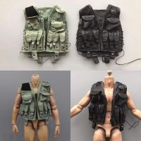 DAM 1/6 US Special Forces Bulletproof Protective Jungle Camouflage Green Tactical Vest Model for 12 inches Solider Action Figure