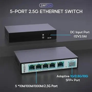 10G Switches – 5-Port 10G Switch