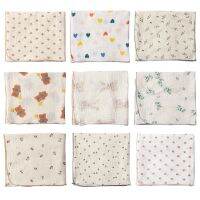 △℗ Cotton Baby Receiving Blanket Newborn High Absorbent Swaddles Wrap Breathable