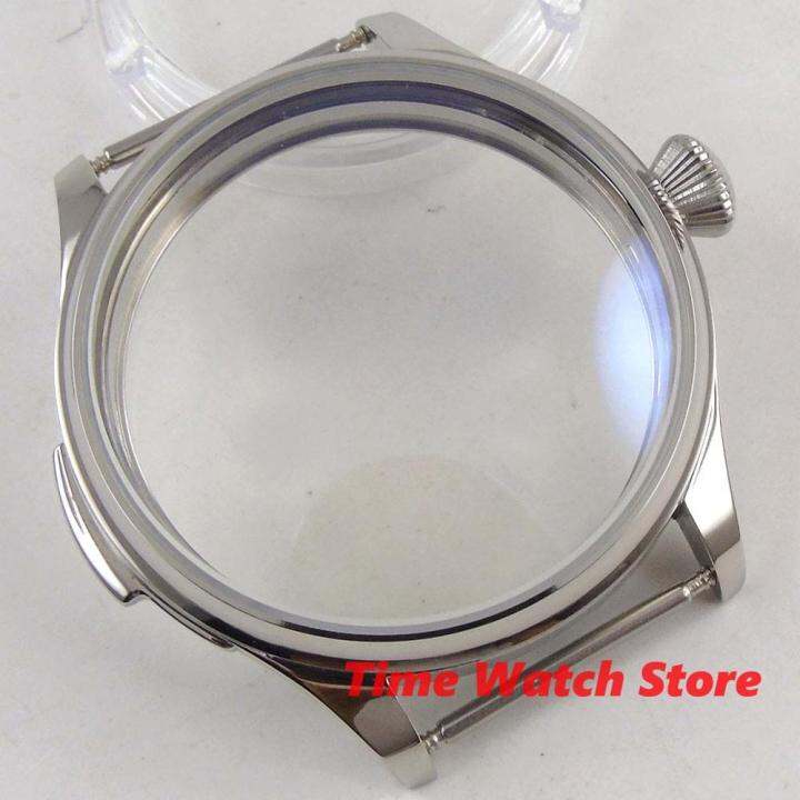 44mm-watch-case-men-polished-scratch-proof-glass-316l-stailess-steel-fit-eta-6498-6497-movement-c161