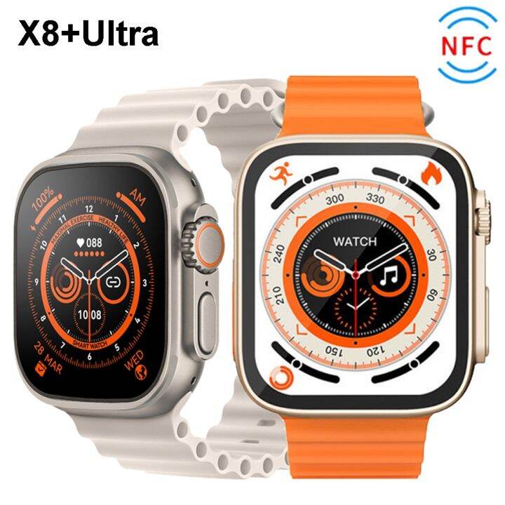 X8+ Ultra Smart Watch Men Women Bluetooth Call NFC X8 Plus Ultra