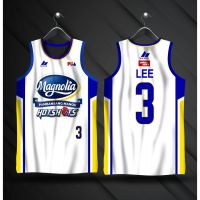 Magnolia Hotshots Pambasang Manok White PBA JERSEY | PAUL LEE #3 | FULL SUBLIMATION