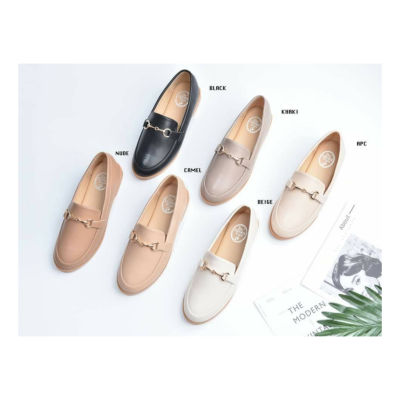 size 36-41 | Classic Loafer รองเท้าโลฟเฟอร์ผู้หญิง ทรงสวม ส้นแบน หนังหุ้มส้น