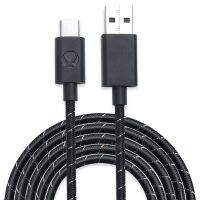 [ดีที่สุด A] ็อปต่อเครื่องควบคุมแบบ USB-C ชาร์จไฟส่งข้อมูลเคเบิลสำหรับเอ็กซ์บ็อกซ์หนึ่งยอดจริง【2017 2017