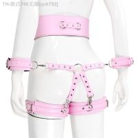 【CW】▼  Multiple Pieces/Kit Leather Erotic Handcuffs Waist Girdle Cuffs Leg Cuff Set BDSM Bondage Slave Sex for Couple