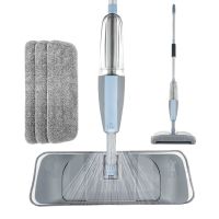 ∋™ Mop 3 in 1 Spray Mop And Sweeper Machine Vacuum Cleaner Hard Floor Flat Cleaning Tool Set For Household Hand-held Easy Use Mop
