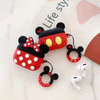 การ์ตูนน่ารัก3D ไมโครโฟนเมาส์ Minnies เมาส์เคสอ่อนสำหรับ Airpods 1 2 Airpods Pro Airpods 3กันกระแทก BT หูฟังฝาครอบป้องกันสำหรับ Apple Airpods 12 Pro 3เคสหูฟัง iPhone สำหรับ Airpods 1 2 Pro 3rd Generation