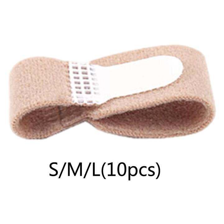 10 Pieces Broken Finger Wraps Finger Splint Buddy Tape Convenient Beige