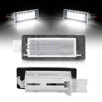 2Pcs LED License Number Plate Light Lamps For Dacia Duster Logan Lodgy Renault Laa 2 3 Espace 4 Zoe Captur Fluence Scenic