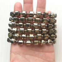 สร้อยข้อมือ pyrite สร้อยข้อมือลูกปัดพลอย heitangang ธรรมชาติสำหรับเครื่องประดับ