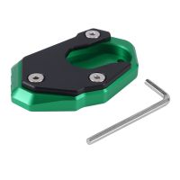 Kickstand Plate Extension Pad Stand Enlarger for Kawasaki Z900 Z900RS SE 2022 Z1000 Z1000SX ER6N Z650 ZX6R(Green)