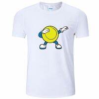 Wayfinder Sports Tennis Cartoon Pattern Childrens Short-sleeved Quick-drying Tennis Uniform T-Shirt Top