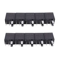 10 x 30A AMP 12V 4Pin Car Auto Relay Kit SPST for Fan Fuel Pump Light Horn