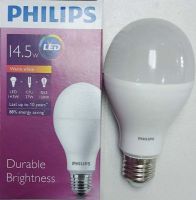 หลอดไฟ LED ยี่ห้อ Philips Bulb Durable Brightness 14.5w Warmwhite(แสงสีเหลือง)