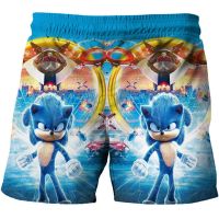 New Sonic shorts Kids Summer Cartoon shorts Fashion trend casual Boys Girls hop hip 3D Printing Cute Sonic Bottoming Hot Sale