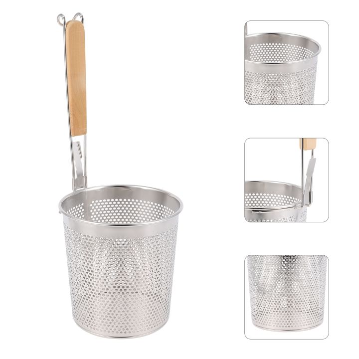 fence-stainless-steel-strainer-dumpling-noodle-food-drainer-sieve-slotted-scoop-colander-straining-baskets