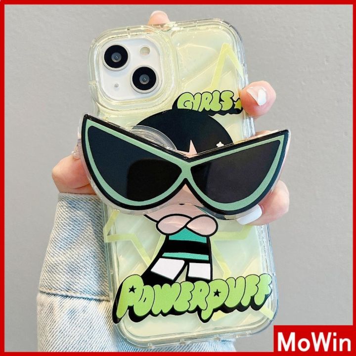 mowin-เข้ากันได้สำหรับ-เคสไอโฟน-เคสไอโฟน11-เคส-iphone-11-iphone-case-เลเซอร์สะท้อนแสงใสเคส-tpu-กันกระแทกนุ่มสร้างสรรค์เรียบง่ายน่ารักการ์ตูนสาวหยิ่งเข้ากันได้กับ-iphone-13-pro-สูงสุด-12-11-xr-สูงสุด-7