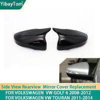 【2023】Bright Black Sport Style Replacement Mirror cover Cap for Volkswagen VW Golf 6 MK6 2008-2012 for Touran 2011-2014 access S