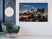 ศิลปะบนผนัง Los Angeles,LA Downtown Canvas,โปสเตอร์ LA Cityscape,ศิลปะบนผนังแคลิฟอร์เนีย,พิมพ์ผ้าใบแคลิฟอร์เนีย