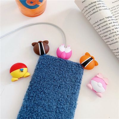 3D Creative Cartoon Animal Butts Phone Charging Cable Protector Earphone Cord Winder