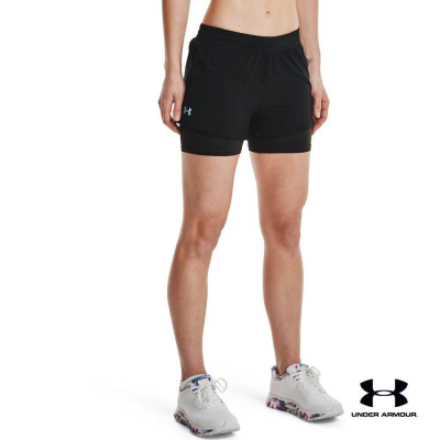 Under Armour UA Womens UA Iso-Chill Run 2-in-1 Shorts อันเดอร์ อาร์เมอร์ กางเกงวิ่ง สำหรับผู้หญิง รุ่น Run 2-in-1