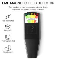 เครื่องตรวจจับการล่าสัตว์ผีเครื่องวัดหน่วยการนำแม่เหล็กสนามแม่เหล็กไฟฟ้า K2แบบพกพาได้สนามแม่เหล็ก EMF เครื่องตรวจจับรังสีเครื่องวัดหน่วยการนำแม่เหล็ก LED 5ตัว