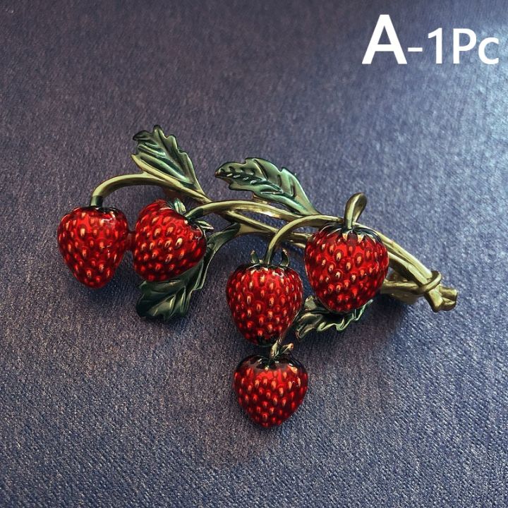 enamel-strawberry-brooches-fruit-cute-flower-strawberry-girl-brooch-enamel-silk-scarf-buckle-clothing-diy-hat-bag-accessories