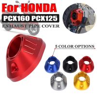 สำหรับฮอนด้า PCX160 PCX125 PCX 125 PCX 160 2021-2022อุปกรณ์เสริมรถจักรยานยนต์กันกระแทกท่อไอเสียฝาครอบป้องกันน้ำร้อนลวก