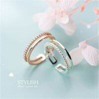 s925 Stylish ring แหวนเงินแท้ สวยเรียบง่าย ใส่สบาย เป็นมิตรกับผิว สามารถปรับขนาดได้