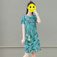 H W shop New!! เดรสทรงตรงแฟชั่นผู้หญิงสไตล์เกาหลี คอกลม สีพื้น แนวหวานสดวัยรุ่นน่ารัก เนื้อผ้ายืดหยุ่นดี กระโปรงเสื้อยืด #HAN SY SOCIETY