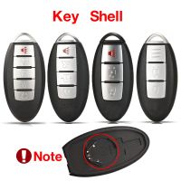 jingyuqin 2/3/4 Buttons Smart Remote Key Shell Case For Nissan Rogue Teana Sentra Versa Fob Car Key Cover Keyless Entry