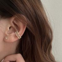 diamond pearl ear cuff - morning.earrings