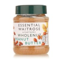 Waitrose Essential Wholenut Peanut Butter 340g. เวทโทรส เอสเซนเชี่ยล เนยถั่ว ชนิดผสมเมล็ดถั่วลิสง สเปรดขนมปัง