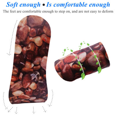 WINRUOCEN Cobblestone Massage Insoles Rubber Therapy Acupressure Foot Pad for Men Women Weight Lose Shoes Insert Feet Insole
