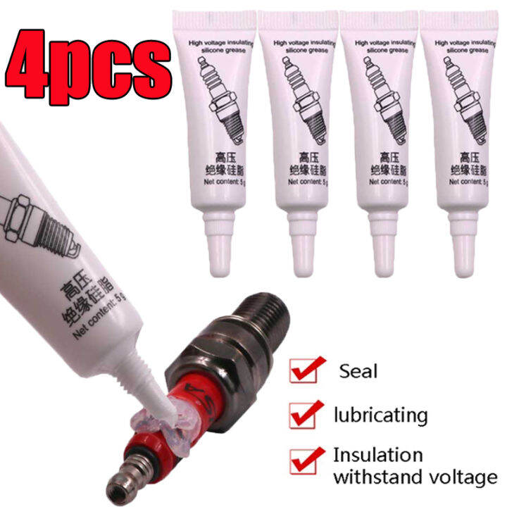 14Pcs Automobile Spark Plug High Voltage Insulating Grease Ignition