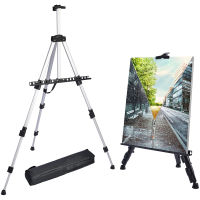 Reinforced Adjustable Metal Sketch Easel Stand Foldable Travel Easel Aluminum Alloy Easel Sketch Drawing For Artist Art Supplies