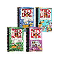 Original English picture book stick dog 4 volumes for sale paperback American elementary Chapter Book Student English extracurricular book childrens literature can take the diary of a Wimpy Kid childrens diary series