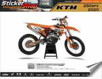 สติ๊กเกอร์ติดรถ วิบาก เอ็นดูโร่ รุ่น ktm 250sfx 2020 No.04