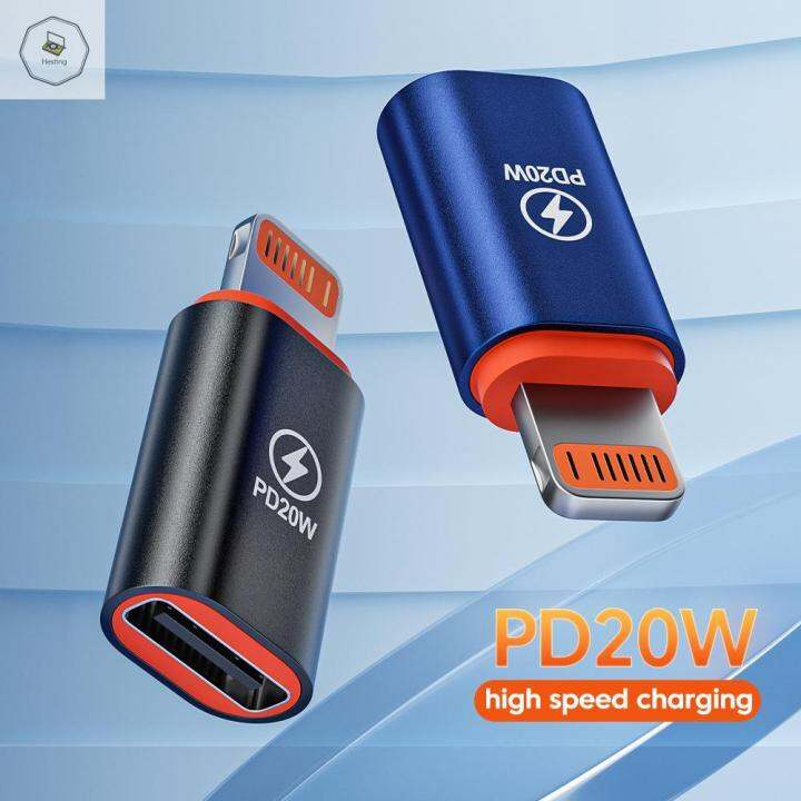 HESTING Fast OTG Connector IOS To Type C Connector USB C Adapter PD20W