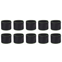 10-Pack 10 Gallon Grow Bags Heavy Duty Aeration Fabric Pots Thickened Nonwoven Fabric Pots Plant Grow Bags with Handles