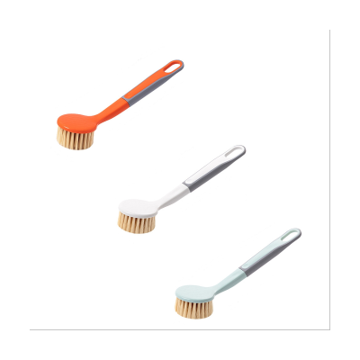 3Pcs Kitchen Cleaning Brush Long Handle Cleaning Brush Dishwashing Brush Kitchen Pot Brush