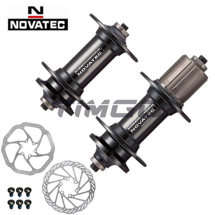 NOVATEC 2 Sealed Bearing MTB Mountain Bike Hub 6 Bolts Disc Brake Rotor