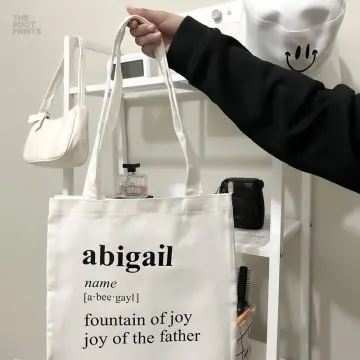 Personalized Tote Bags with Name Definitions